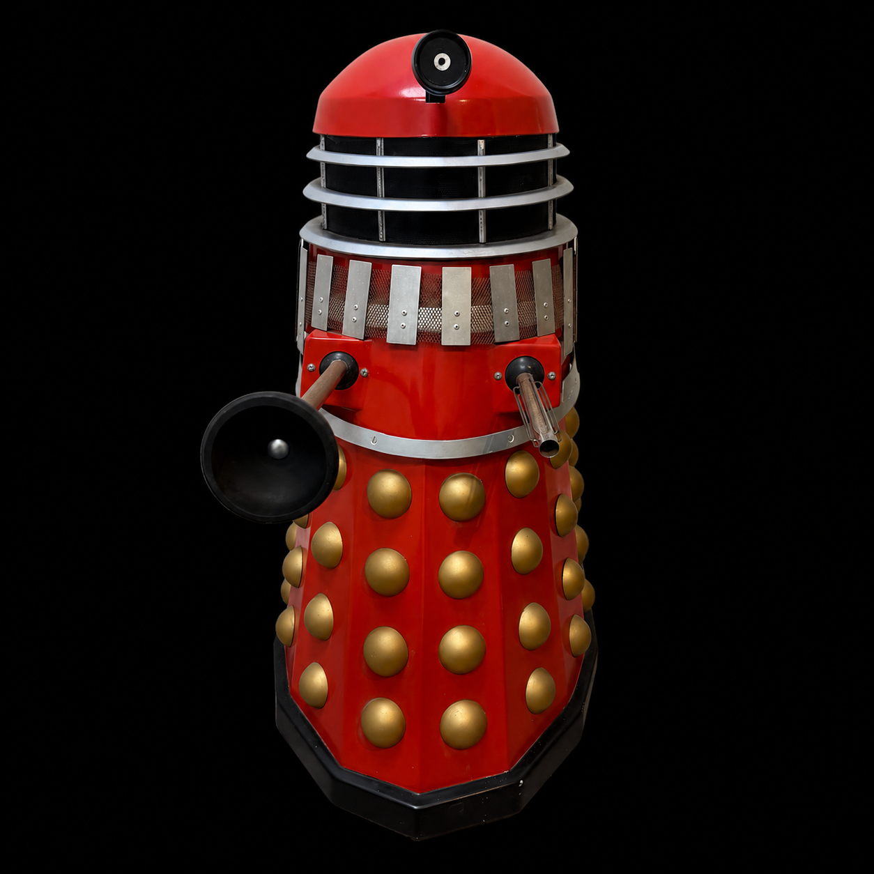 Red half-size Dalek detail